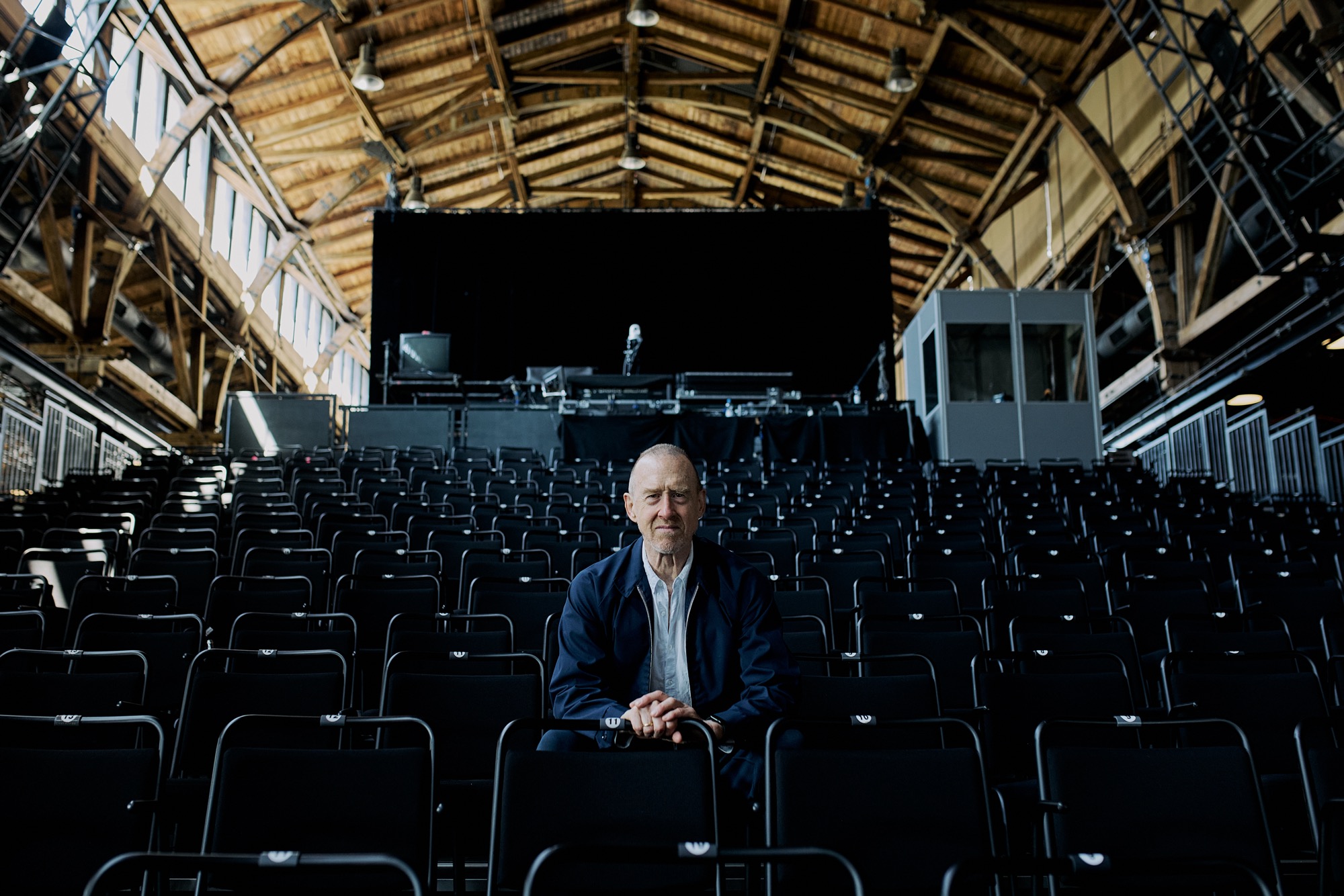 William Forsythe sitting in a theatre